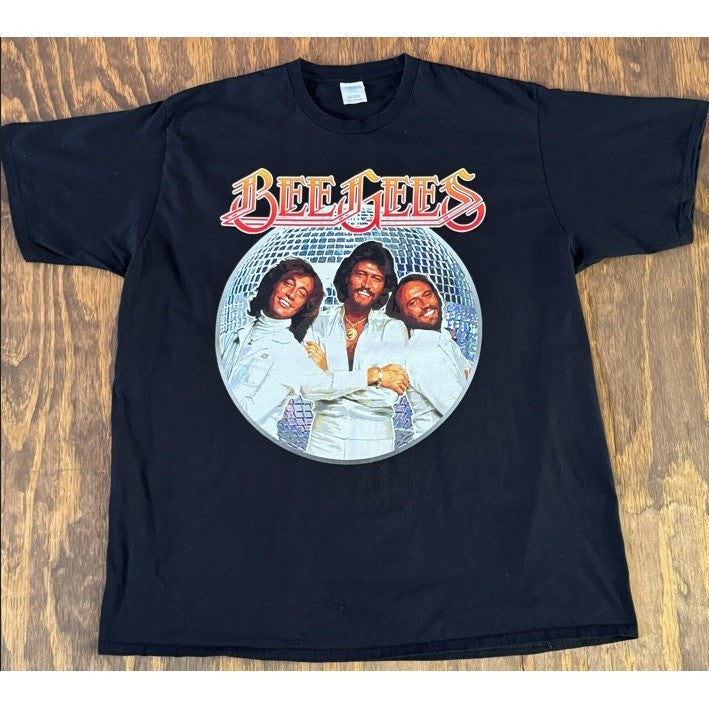 Bee Gees T-Shirt 3XL Black Disco Graphic Tee Port & Company