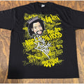 Mac Dre Thizz Nation Graphic Tee Men's 4XL Black Yellow Rhinestone Crown NWOT
