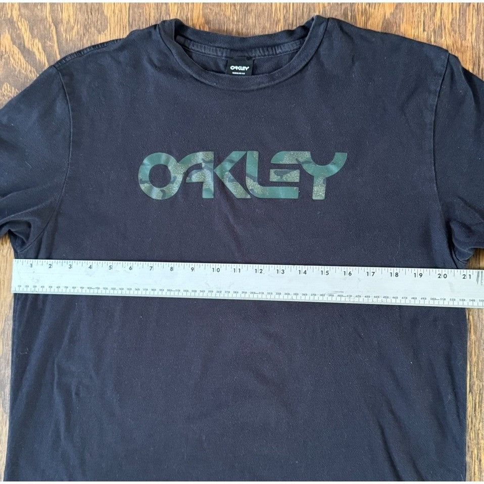 Oakley Camo Logo Tee XL Black Regular Fit T-Shirt