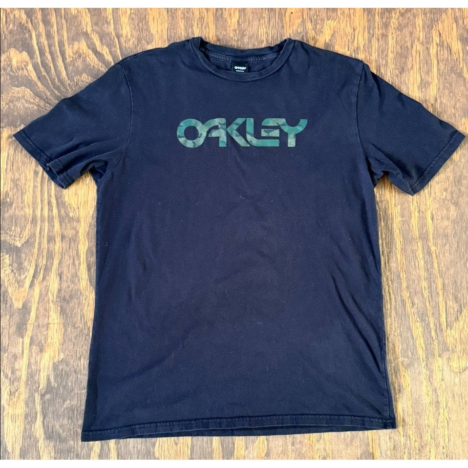 Oakley Camo Logo Tee XL Black Regular Fit T-Shirt