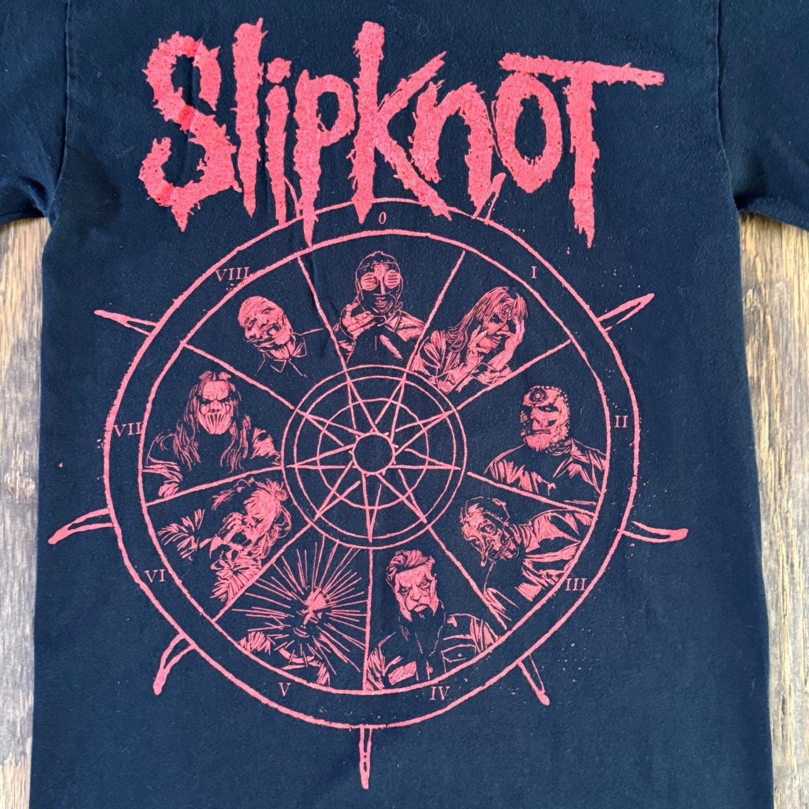 Slipknot Shirt Small Black Red Band Tee 2021 Bravado Double Sided Metal Graphic