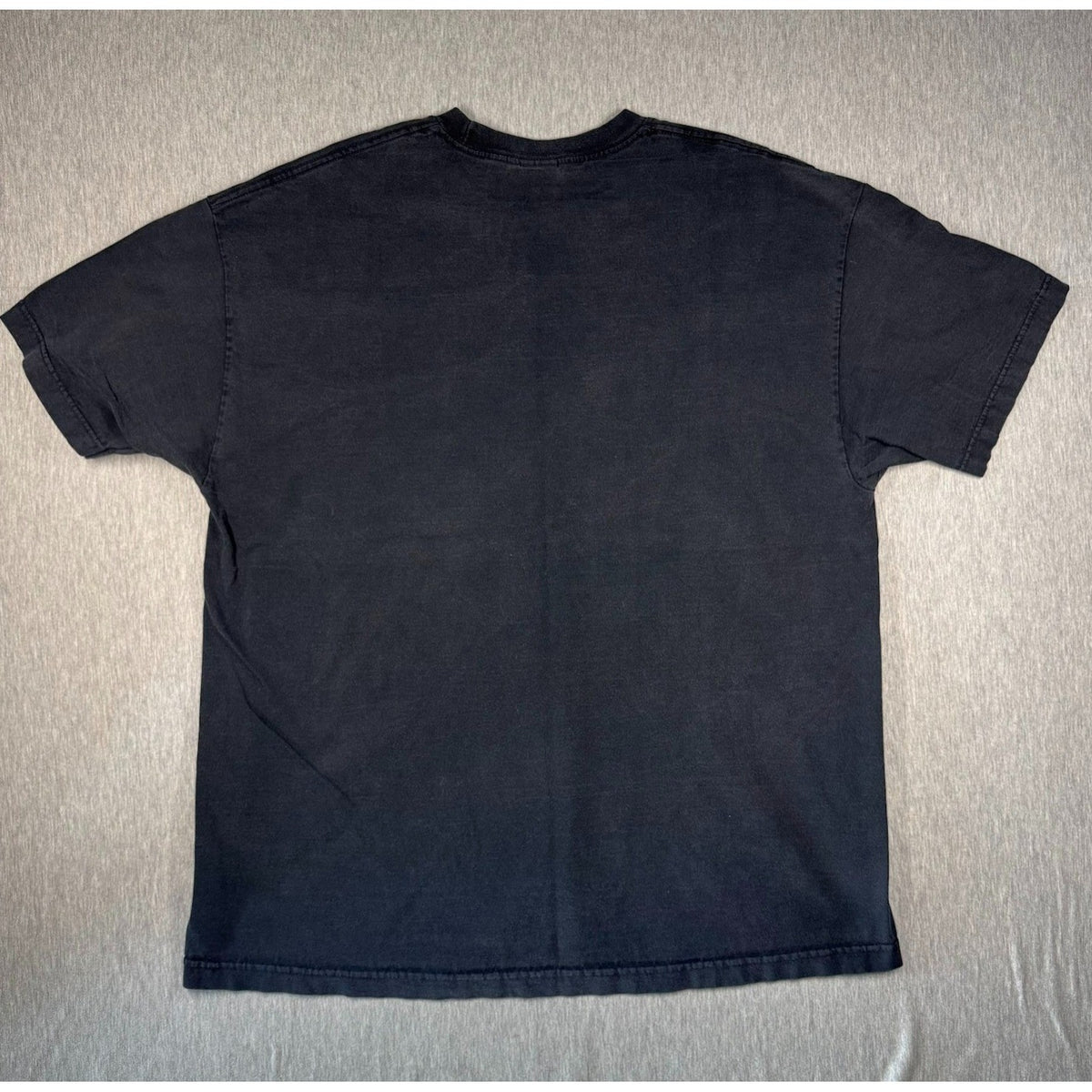 ACDC Lightning Logo‎ T Shirt 2XL Black Faded Rock Band Tee Alstyle