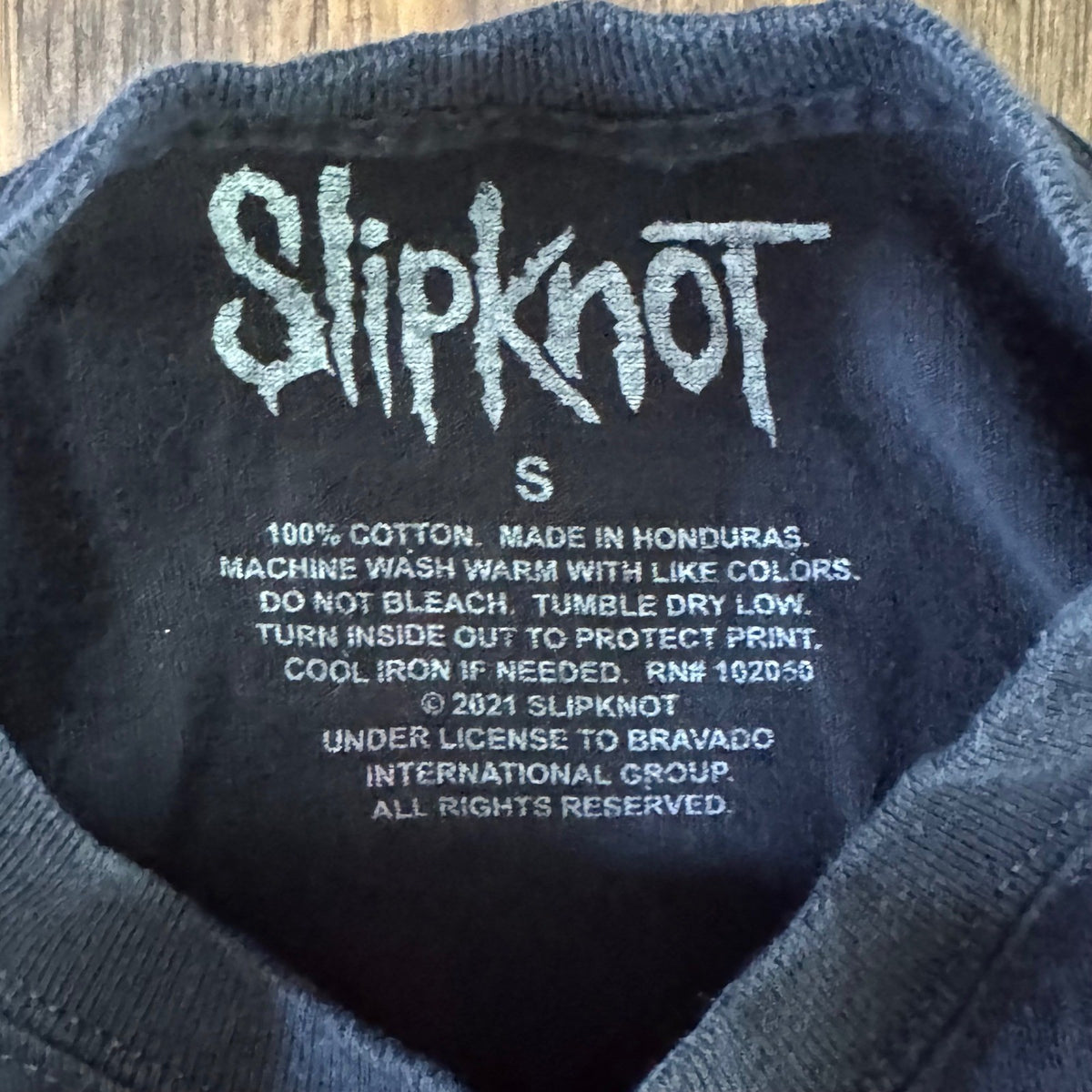 Slipknot Shirt Small Black Red Band Tee 2021 Bravado Double Sided Metal Graphic