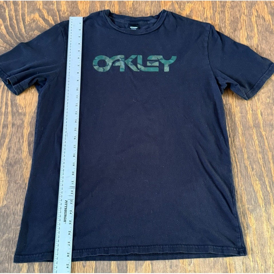 Oakley Camo Logo Tee XL Black Regular Fit T-Shirt