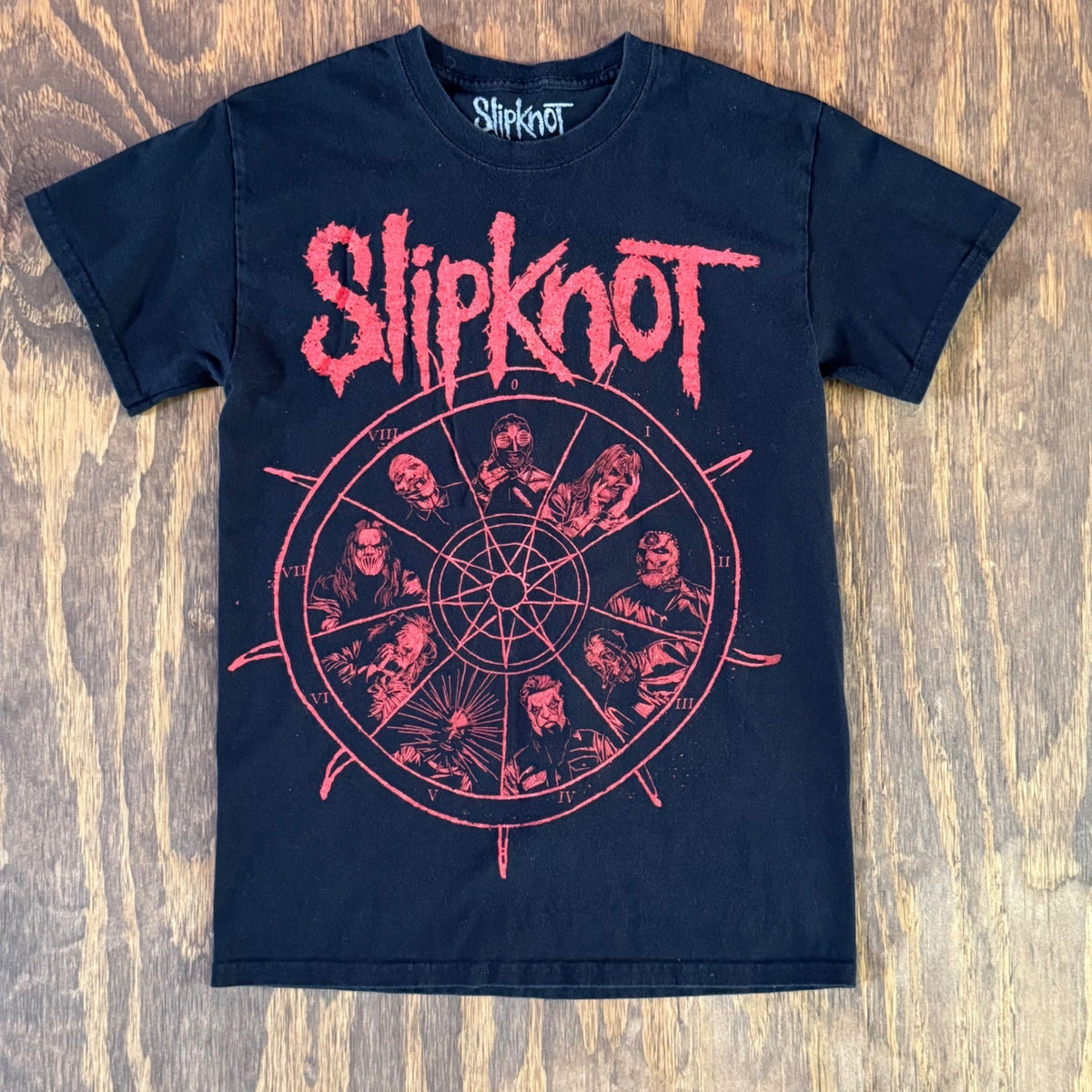 Slipknot Shirt Small Black Red Band Tee 2021 Bravado Double Sided Metal Graphic