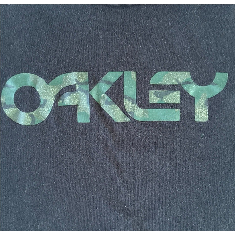 Oakley Camo Logo Tee XL Black Regular Fit T-Shirt