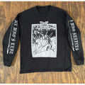 Pain Divine 4-Sided Long Sleeve Metal Band Shirt 22x29 Black Sleeve Print