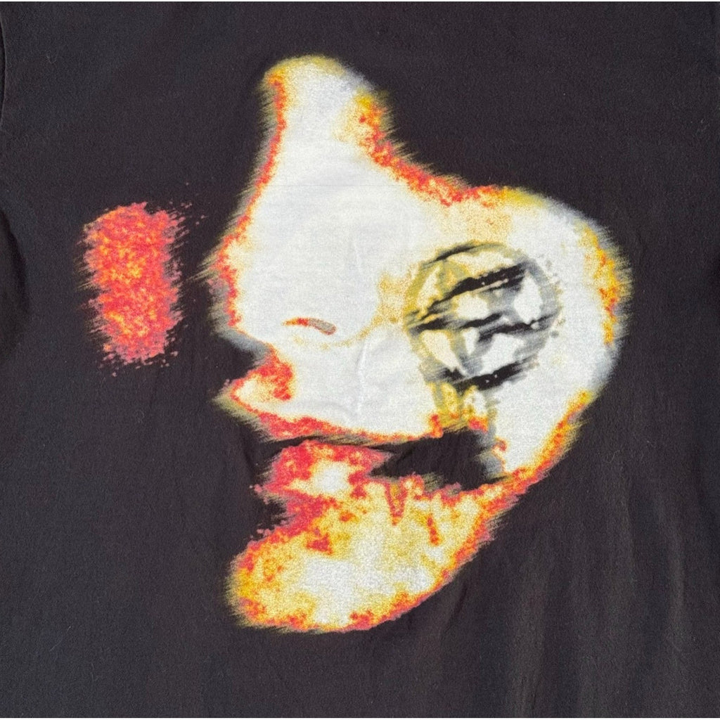 Death Camp Anarchy Woman Graphic T Shirt Large Black Punk Streetwear Tee