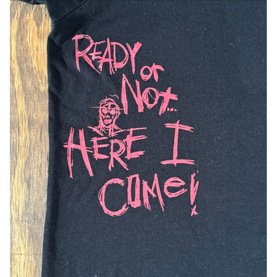 A Nightmare on Elm Street Freddy Krueger Graphic Tee 2XL Black Horror Movie Tee