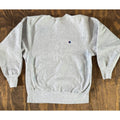 Vintage Champion Reverse Weave Crewneck Sweatshirt Gray Embroidered C Distressed