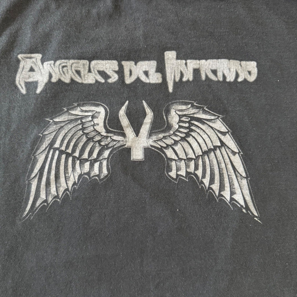 Angeles Del Infierno Band Tee XL Demon Night Mexican Bootleg‎ Heavy Metal Shirt