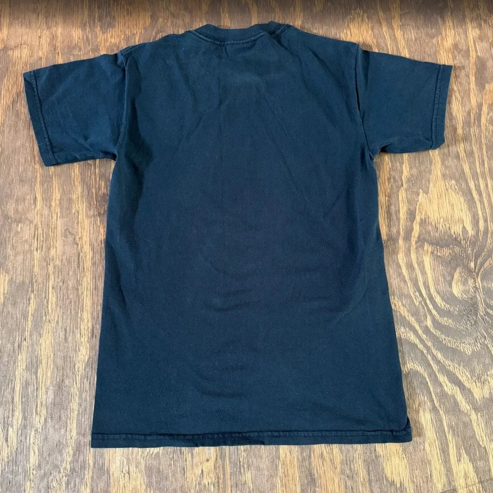 Report Vintage 2005 AC/DC TNT Angus Young Band Tee Shirt Small Black Rock Graphic