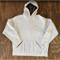 White Nike Hoodie contrast hood/pocket emroidered